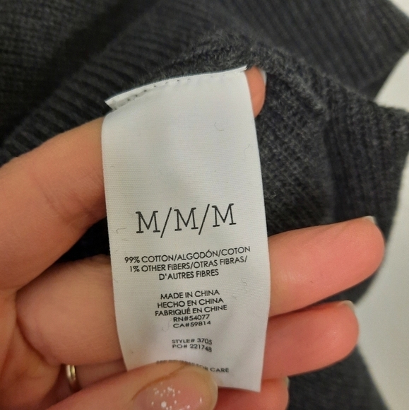 Cabi Gray Oversized Sweater M - Picture 5 of 7